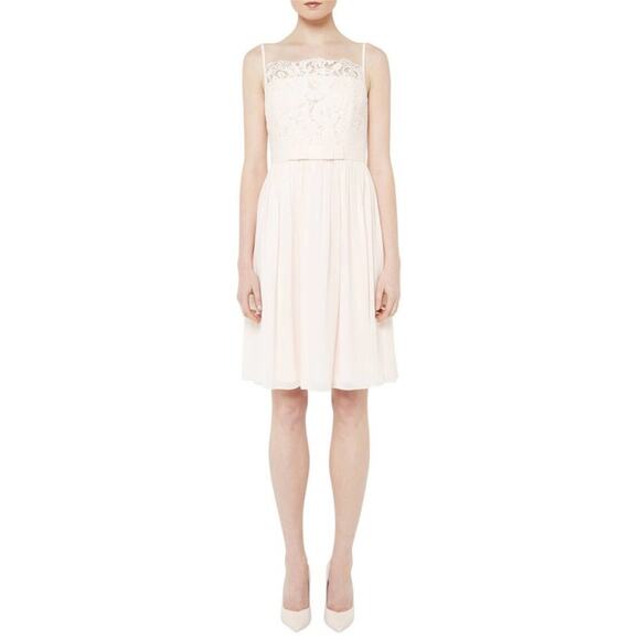 NWT Ted Baker Mimee Pink‎ Lace Dress - Picture 1 of 8